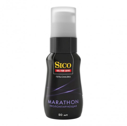 Пролонгирующая гель-смазка Sico Marathon - 50 мл. - Sico - купить с доставкой в Орске
