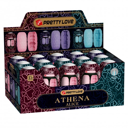 Набор из 15 мастурбаторов Athena Alice - Baile - в Орске купить с доставкой