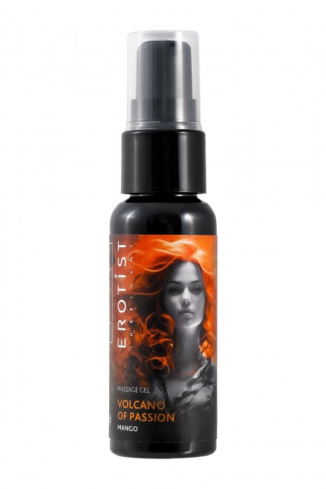 Гель с эффектом вибрации Volcano Of Passion со вкусом манго - 25 мл. - Erotist Lubricants - купить с доставкой в Орске