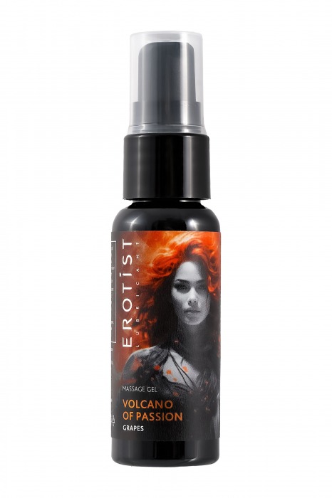 Гель с эффектом вибрации Volcano Of Passion со вкусом винограда - 25 мл. - Erotist Lubricants - купить с доставкой в Орске