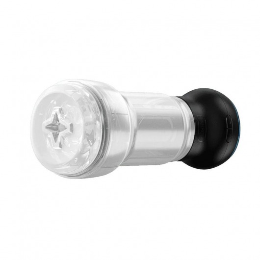 Набор PowerBlow   Feel Pocket Stroker Crystal: мастурбатор и интерактивная насадка - Kiiroo - в Орске купить с доставкой