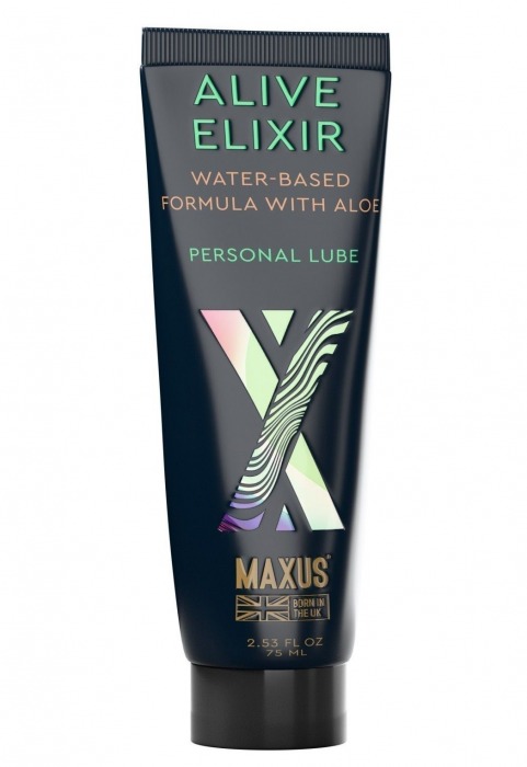 Интимный гель на водной основе MAXUS Alive Elixir - 75 мл. - Maxus - купить с доставкой в Орске