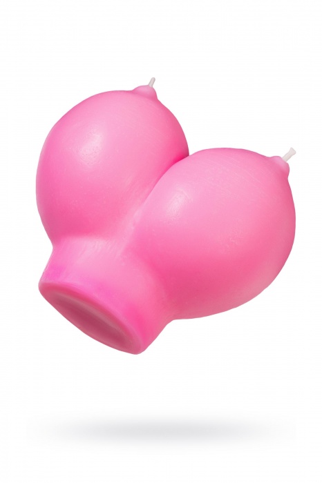 Розовая свеча «Сиськи» - 150 гр. - Pecado - купить с доставкой в Орске