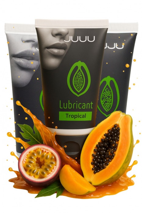 Набор из 3 съедобных лубрикантов JUJU со вкусом тропических фруктов - JuJu - купить с доставкой в Орске Набор из 3 съедобных лубрикантов JUJU со вкусом тропических фруктов - JuJu - купить с доставкой в Орске
