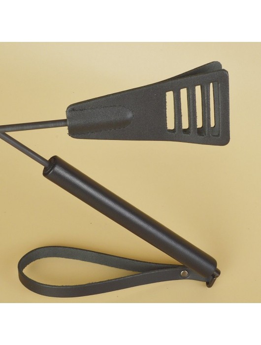 Черный кожаный стек «Сириус» - 60 см. - Sitabella - купить с доставкой в Орске