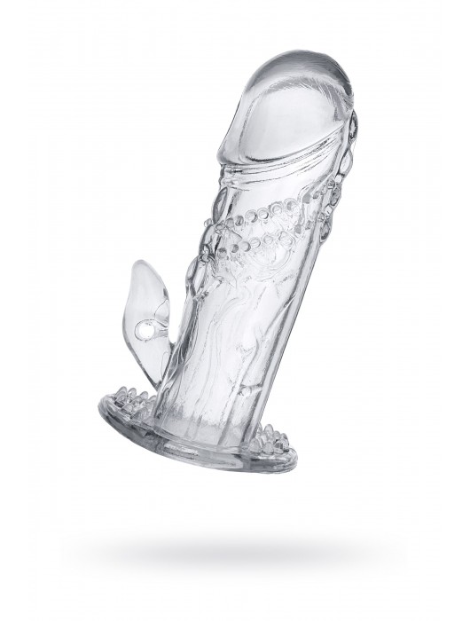 Прозрачная насадка на пенис Uco - 13 см. - A-toys - в Орске купить с доставкой