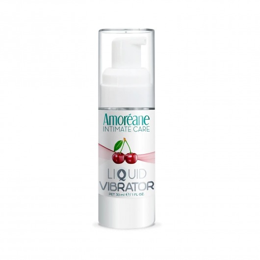 Жидкий вибратор со вкусом вишни Amoreane Cherry - 30 мл. - Amoreane - купить с доставкой в Орске
