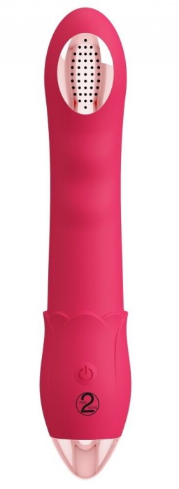 Малиновая насадка на душ с вибрацией Showers to orgasm - 20,1 см. - Orion - купить с доставкой в Орске