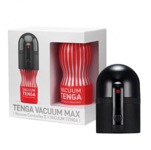 Набор Tenga Vacuum Max: мастурбатор и устройство для создания вакуума - Tenga - в Орске купить с доставкой Набор Tenga Vacuum Max: мастурбатор и устройство для создания вакуума - Tenga - в Орске купить с доставкой