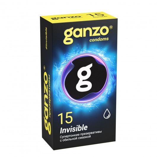Супертонкие презервативы Ganzo Invisible - 15 шт. - Ganzo - купить с доставкой в Орске