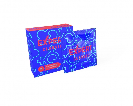 Классические презервативы Expert Classic - 3 шт. - Expert - купить с доставкой в Орске
