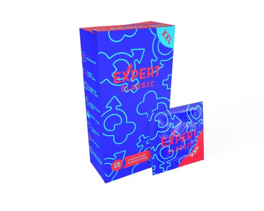 Презервативы увеличенного размера Expert Classic XXL - 15 шт. - Expert - купить с доставкой в Орске