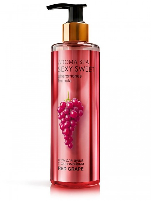Гель для душа с феромонами и ароматом винограда Red Grape - 200 мл. -  - Магазин феромонов в Орске