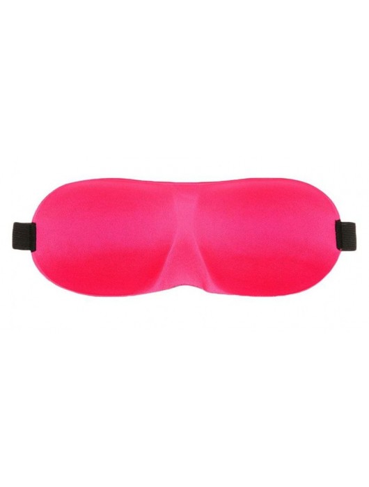 Розовая глухая маска на резинке - Sitabella - купить с доставкой в Орске