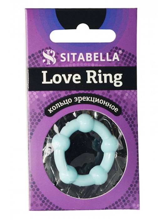 Цветное эрекционное кольцо Love Ring с бусинами - Sitabella - в Орске купить с доставкой