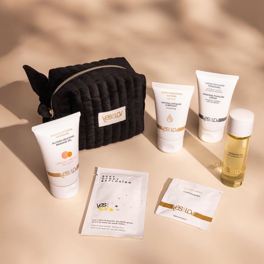 Набор YESforLOV La Trousse Enchantée в черной косметичке - YESforLOV - купить с доставкой в Орске