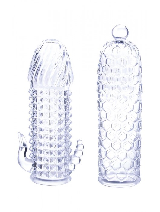 Набор из 2 прозрачных насадок на член Seductive Tickler Sleeves Set - NMC - в Орске купить с доставкой