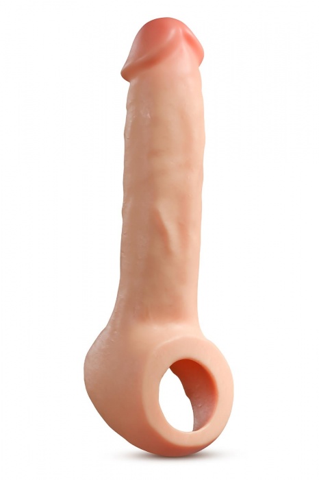 Телесная насадка-удлинитель Thrive 8.75 Inch Realistic Penis Extender Sleeve - 22,2 см. - Blush Novelties - в Орске купить с доставкой