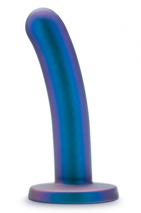 Синяя насадка с гладкой поверхностью Surrender 5.75 Inch Intermediate Pegging Dildo - 14,6 см. - Blush Novelties - купить с доставкой в Орске
