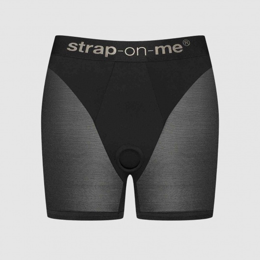 Трусики-шорты для фиксации насадок Strap-on-me Harness Lingerie Halo - size M - Strap-on-me - купить с доставкой в Орске