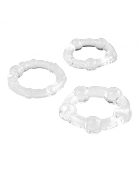 Набор из 3 эрекционных прозрачных колец - Boys of Toys - в Орске купить с доставкой