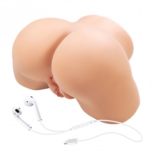 Телесный мастурбатор Olivia с 2 любовными отверстиями - Baile - в Орске купить с доставкой