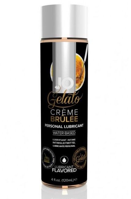 Лубрикант с ароматом крем-брюле JO GELATO CREME BRULEE - 120 мл. - System JO - купить с доставкой в Орске