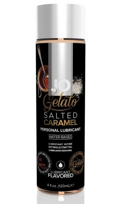 Лубрикант с ароматом солёной карамели JO GELATO SALTED CARAMEL - 120 мл. - System JO - купить с доставкой в Орске