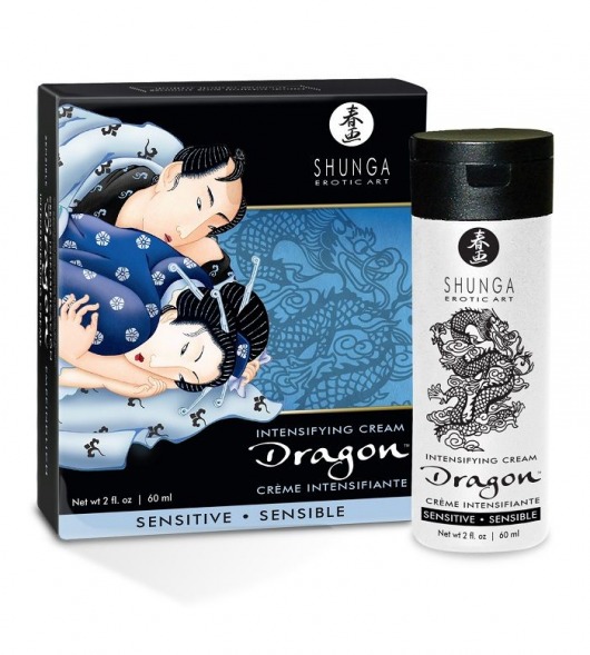 Интимный мужской крем SHUNGA DRAGON SENSITIVE - 60 мл. - Shunga - купить с доставкой в Орске