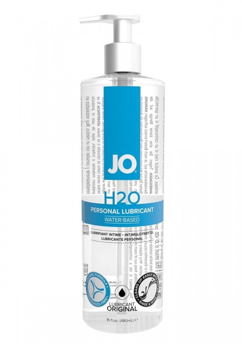 Лубрикант на водной основе JO Personal Lubricant H2O с дозатором - 480 мл. - System JO - купить с доставкой в Орске