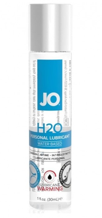 Возбуждающий лубрикант на водной основе JO Personal Lubricant H2O Warming - 30 мл. - System JO - купить с доставкой в Орске