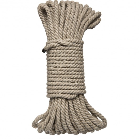 Бондажная пеньковая верёвка Kink Bind   Tie Hemp Bondage Rope 50 Ft - 15 м. - Doc Johnson - купить с доставкой в Орске