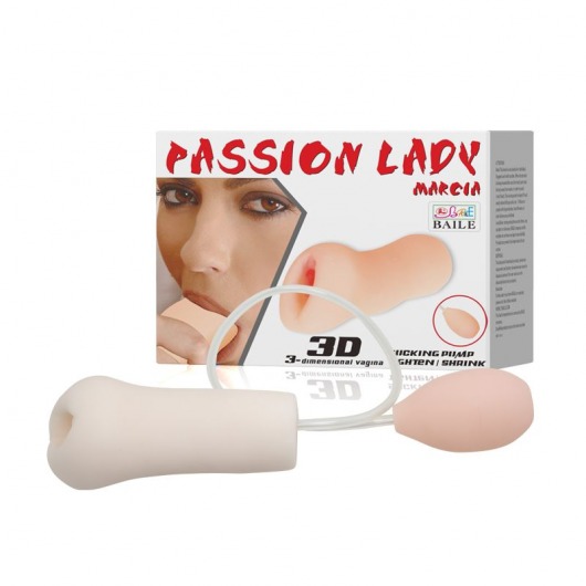 Мастурбатор Passion Lady Marcia с грушей для имитации посасывания - Baile - в Орске купить с доставкой