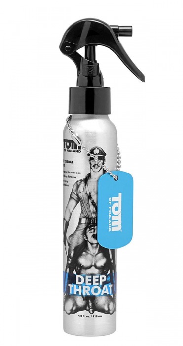 Спрей для лёгкого проникновения во время орального секса Tom of Finland Deep Throat Spray - 118 мл. - Доминирующее кольцо - купить с доставкой в Орске