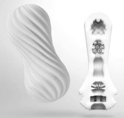 Мастурбатор FLEX Silky White с мягким рельефом - Tenga - в Орске купить с доставкой