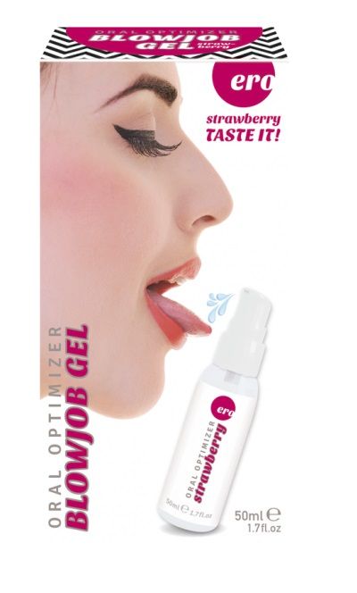 Увлажняющий гель для орального секса с ароматом клубники - 50 мл. - Ero - купить с доставкой в Орске