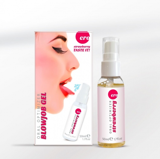 Увлажняющий гель для орального секса с ароматом клубники - 50 мл. - Ero - купить с доставкой в Орске