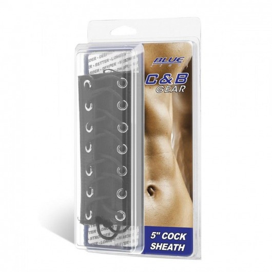 Сбруя на член на шнуровке 5  Cock Sheath - BlueLine - купить с доставкой в Орске