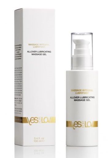 Массажный гель-смазка на силиконовой основе Allover Massage Gel - 100 мл. - YESforLOV - купить с доставкой в Орске