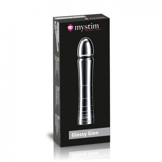 Фаллоимитатор для электростимуляции Glossy Glen Dildo - 14 см. - MyStim - купить с доставкой в Орске