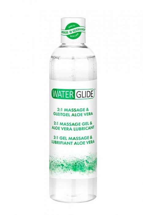 Гель-смазка 2-в-1 MASSAGE   LUBRICANT ALOE VERA - 300 мл. - Waterglide - купить с доставкой в Орске