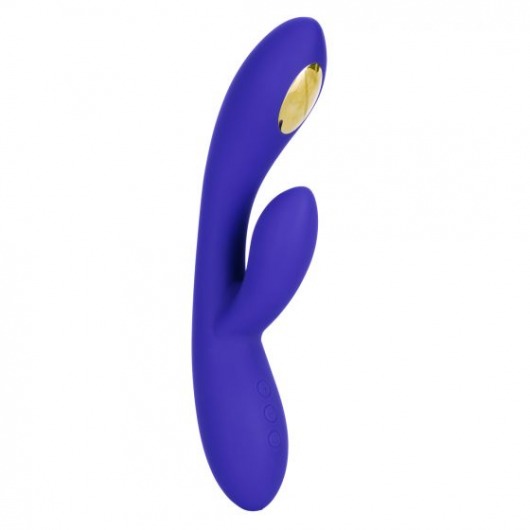 Фиолетовый вибратор с функцией электростимуляции Intimate E-Stimulator Dual Wand - 21,5 см. - California Exotic Novelties - купить с доставкой в Орске