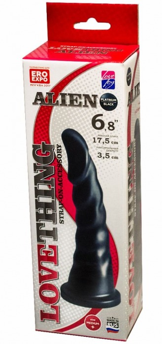 Насадка для трусиков харнесс Alien - 17,5 см. - LOVETOY (А-Полимер) - купить с доставкой в Орске