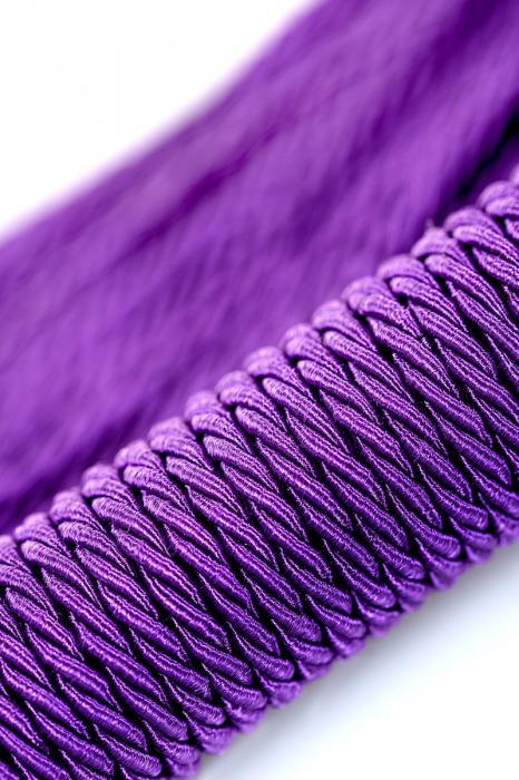 Сиреневый флоггер из веревки Theatre - 48,5 см. - ToyFa - купить с доставкой в Орске