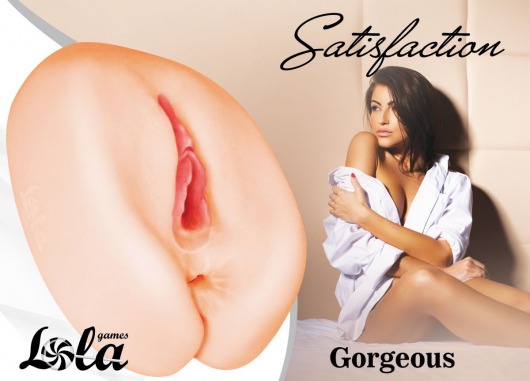 Мастурбатор с 2 тоннелями Satisfaction Gorgeous - Lola Games - в Орске купить с доставкой