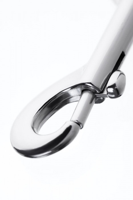 Серебристый двухсторонний карабин TOYFA Metal - ToyFa - купить с доставкой в Орске