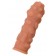 Телесная реалистичная насадка KOKOS Extreme Sleeve 11 с дополнительной стимуляцией - 12,7 см. - KOKOS - в Орске купить с доставкой