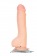 Телесный реалистичный вибратор-ротатор Ulric - 24 см. - ToyFa