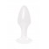 Белая акриловая анальная втулка - 9,5 см. - Toyfa Basic в Орске Белая акриловая анальная втулка - 9,5 см. - Toyfa Basic