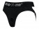 Черные трусики для насадок Heroine Lingerie Harness - size L - Strap-on-me - купить с доставкой в Орске